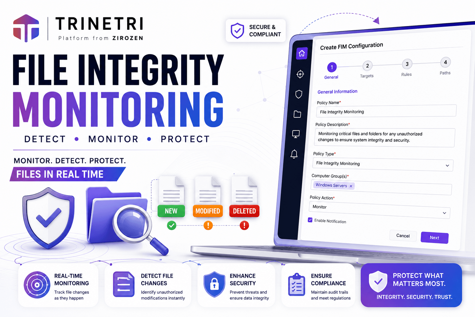 How to Configure and Review File Integrity Monitoring (FIM)